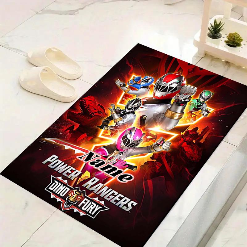 Custom 1Pc Power Rangers Teamup Rug Office Carpet Indoor Outdoor Entrance Doormat Nonslip Soft And Comfortable Living Room D2915222