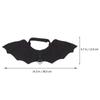 Halloween Pet Clothes Black Bat Wings Costume for Dogs 3Pcs Set