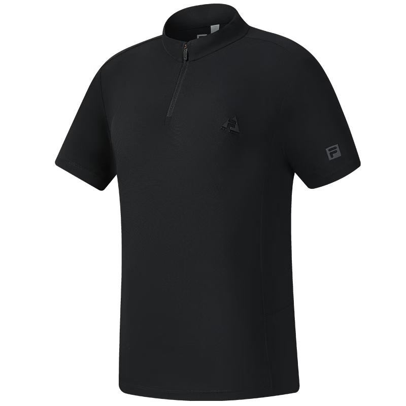 

FILA Women s Slim-Fit Half-Zip Knit Short Sleeve T-Shirt L