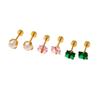 European & American Titanium Steel Non-Fading Women's Luxury Stud Earrings 
