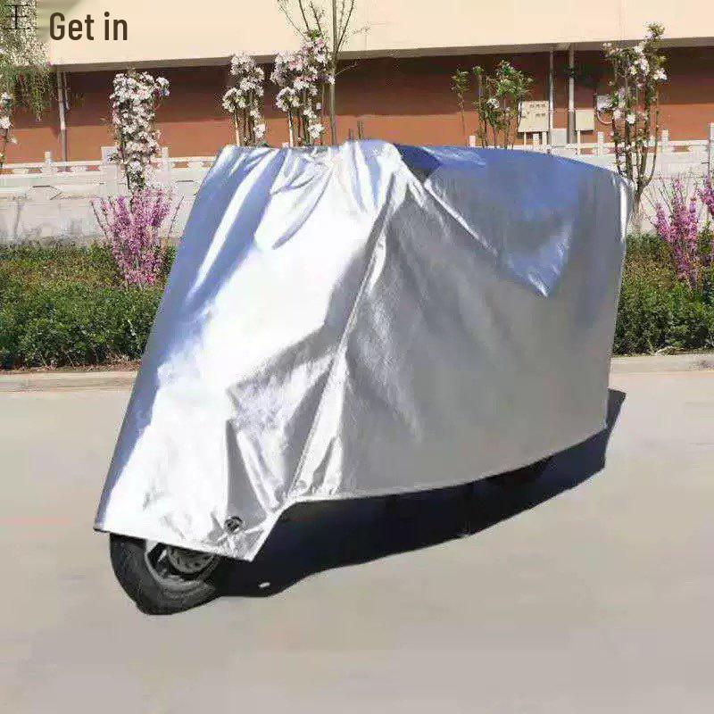 Thickened All-Season Electric Bike & Motorcycle Rain and Sun Cover