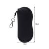 KLASSNUM Neoprene Glasses Case Men Sunglasses Bag Soft Portable Reading Glasses Pouch Kids Women Travel with Metal Clip Zipper