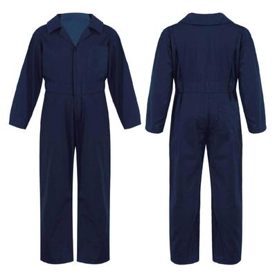 Kinder Jungen Mode Mechaniker Overall Lange Ärmel Reißverschluss Vorne Overall Cosplay Kostüm Overall