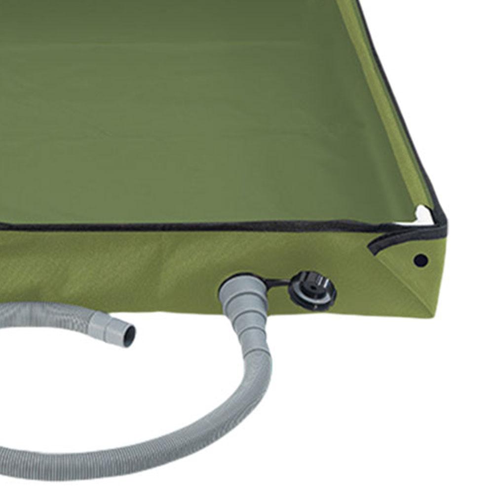 Faltbare Duschwanne Tragbare Duschwanne mit Ablaufschlauch Campingzelt Bodenplatte Outdoor Duschwanne für Strand Reise Camping