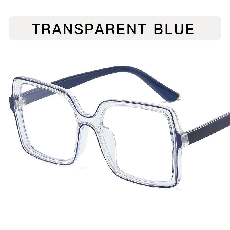 Vintage Stylish Eyeglass Frame for Women Square Shape Anti Blue Light Men Eyewear European American Style Woman Glasses Frames