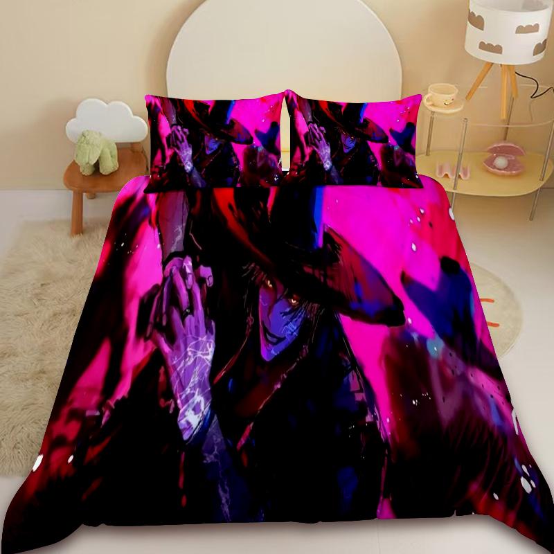 K-Pop Demon Hunters Bedding Sets Eu Single Comforter Quilt Bed Cover Duvet Cover Pillow Case 2-3 Pieces Sets Kids Adult Size