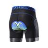 Men's Quick-Dry Breathable Cycling Underwear with Sponge Pad and Mesh Splicing