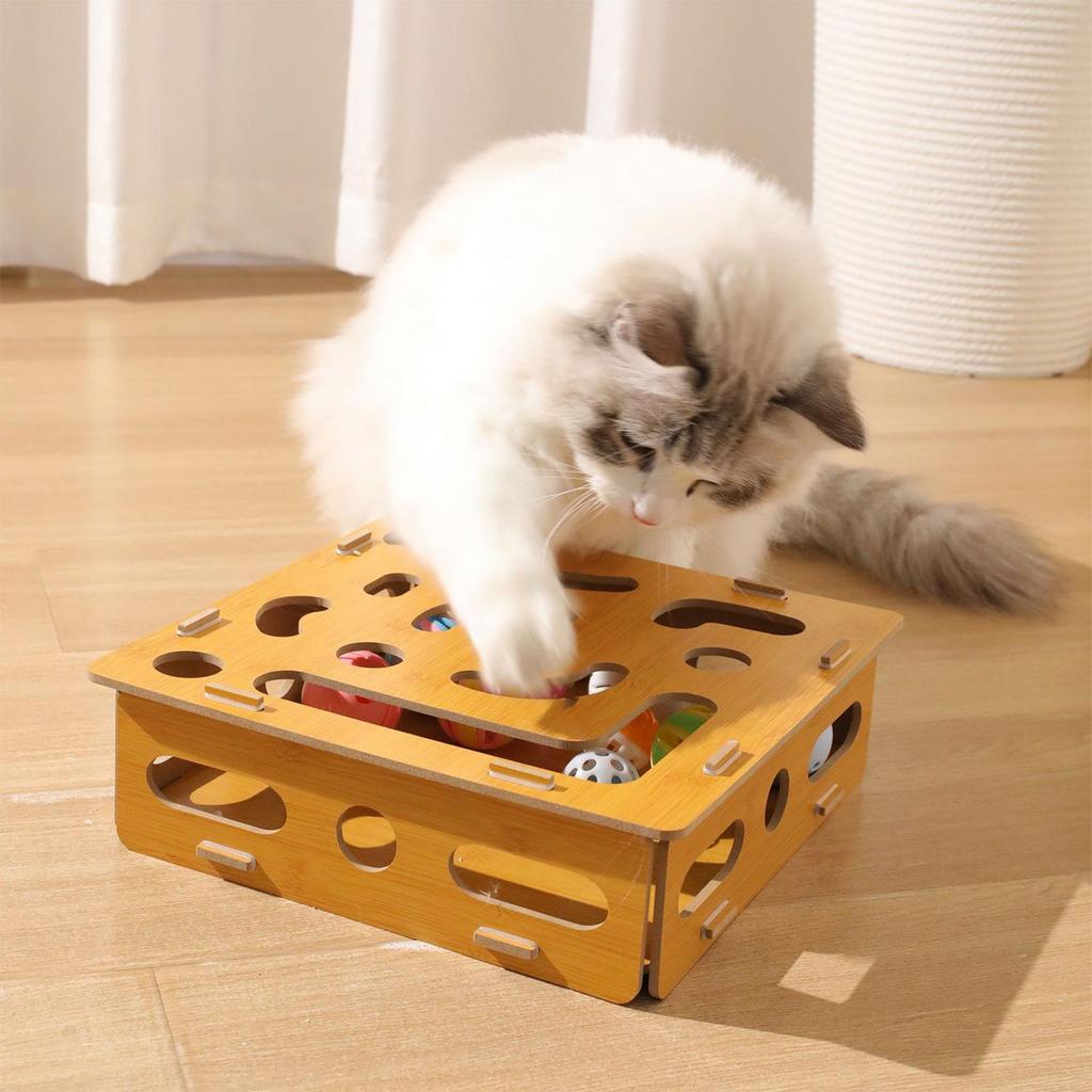 Cat Puzzle Toy Kitten Mental Stimulation Toys Kitten Training Supplies For Boredom Prevention Energy Release Exercise Routine