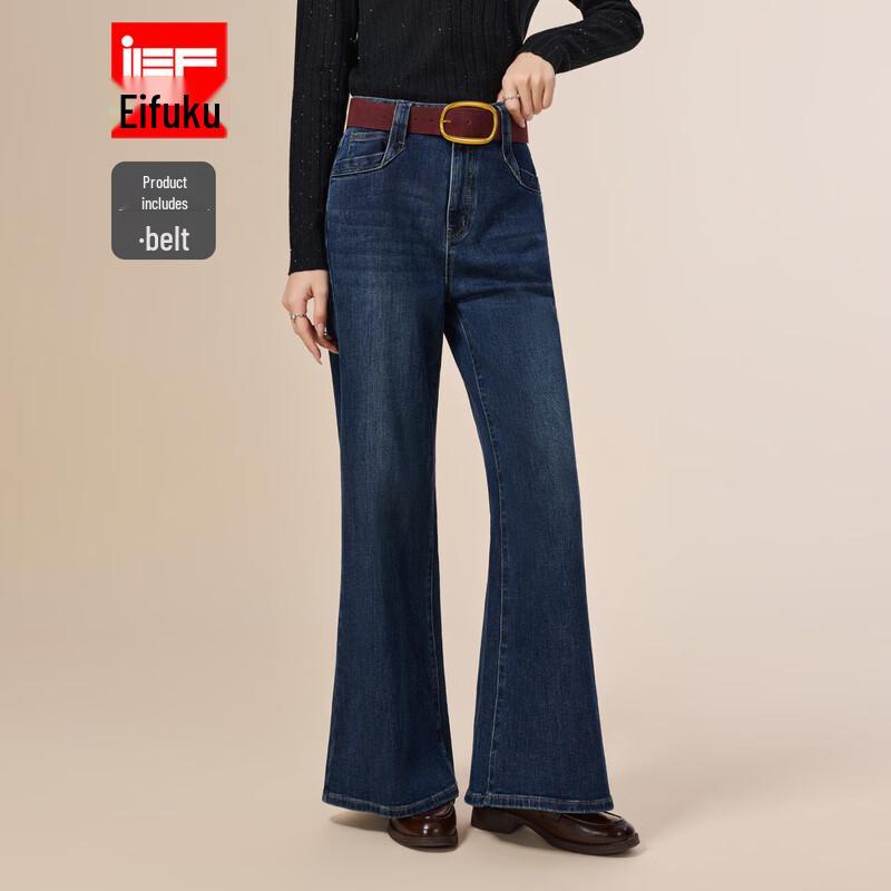 

Женские джинсы IEF в стиле ретро с широкими штанинами L