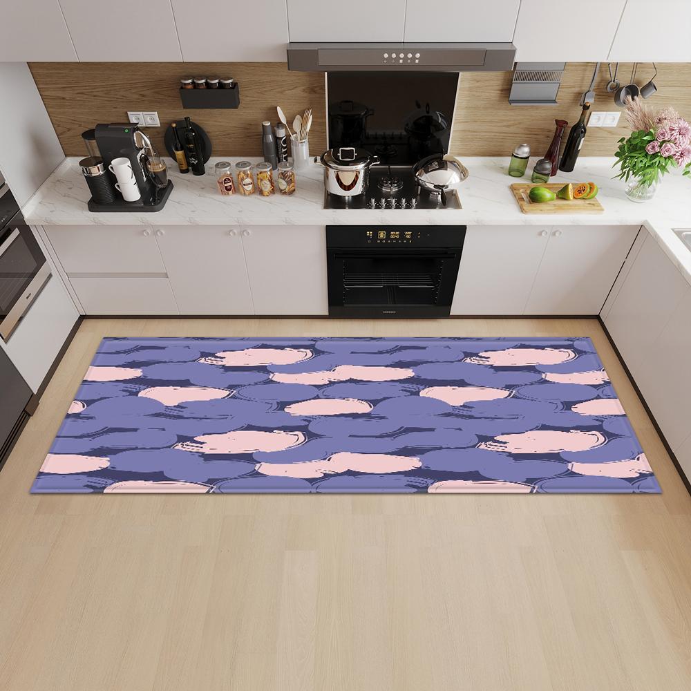 Kitchen mat entrance door mat bedroom long carpet home bathroom non-slip floor living room carpet