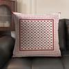 Arabische Keffiyeh Traditionelle Kissenhülle Naturleinen Bio-Stoff Zweiseitiger Druck Sofa Heimdekoration Geschenk Kissenbezug