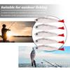 5Pcs Soft Bait 2.7g/7cm 3D Simulated Fish Eyes Soft Worm Fishing Lure Small Mini Natural Swimming Style Bait