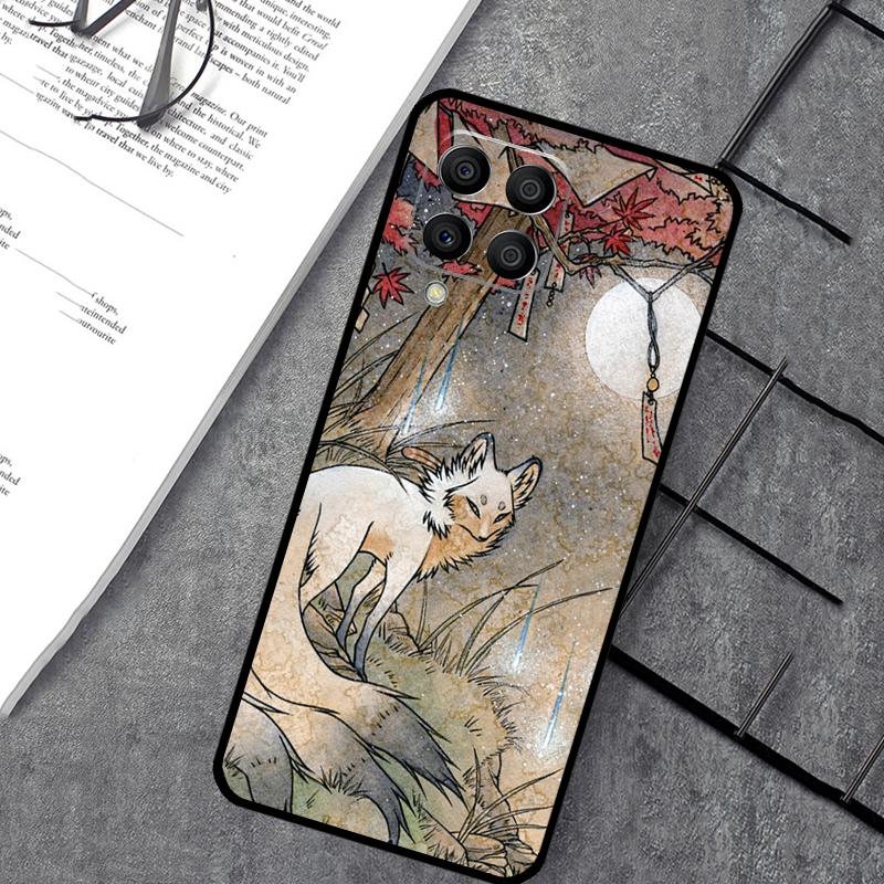 

Чехол-арт с лисой Кицунэ для Samsung Galaxy M35 M21 M12 M13 M14 M15 M06 M16 M36 M56 M31 M53 M32 M52 M55 M34 M54 Samsung M21