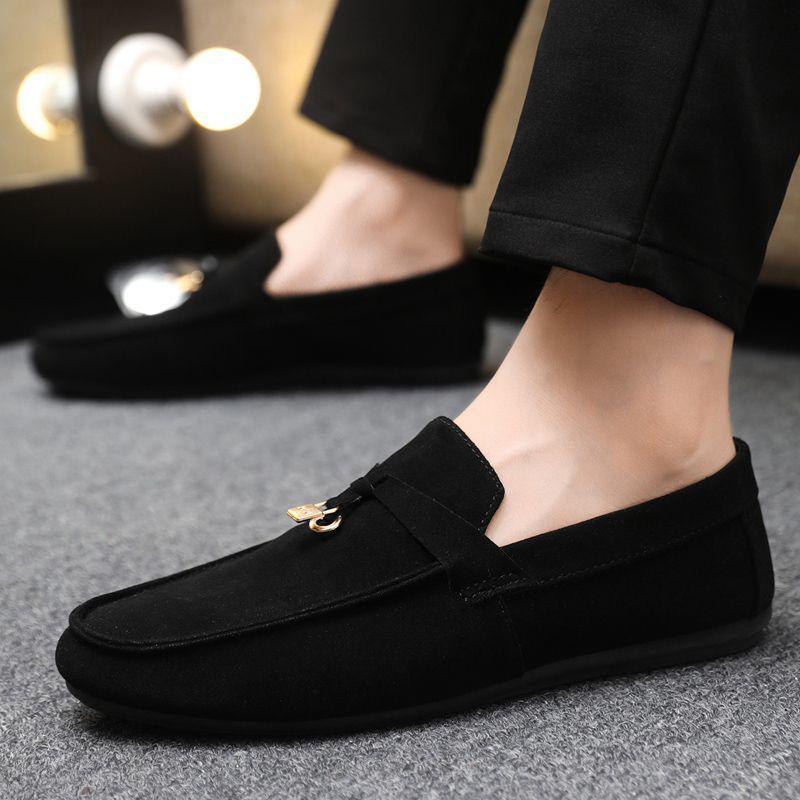 Мужские весенне-летние корейские лоферы слипоны - Повседневные, Ленивые, в стиле Старого Пекина 43