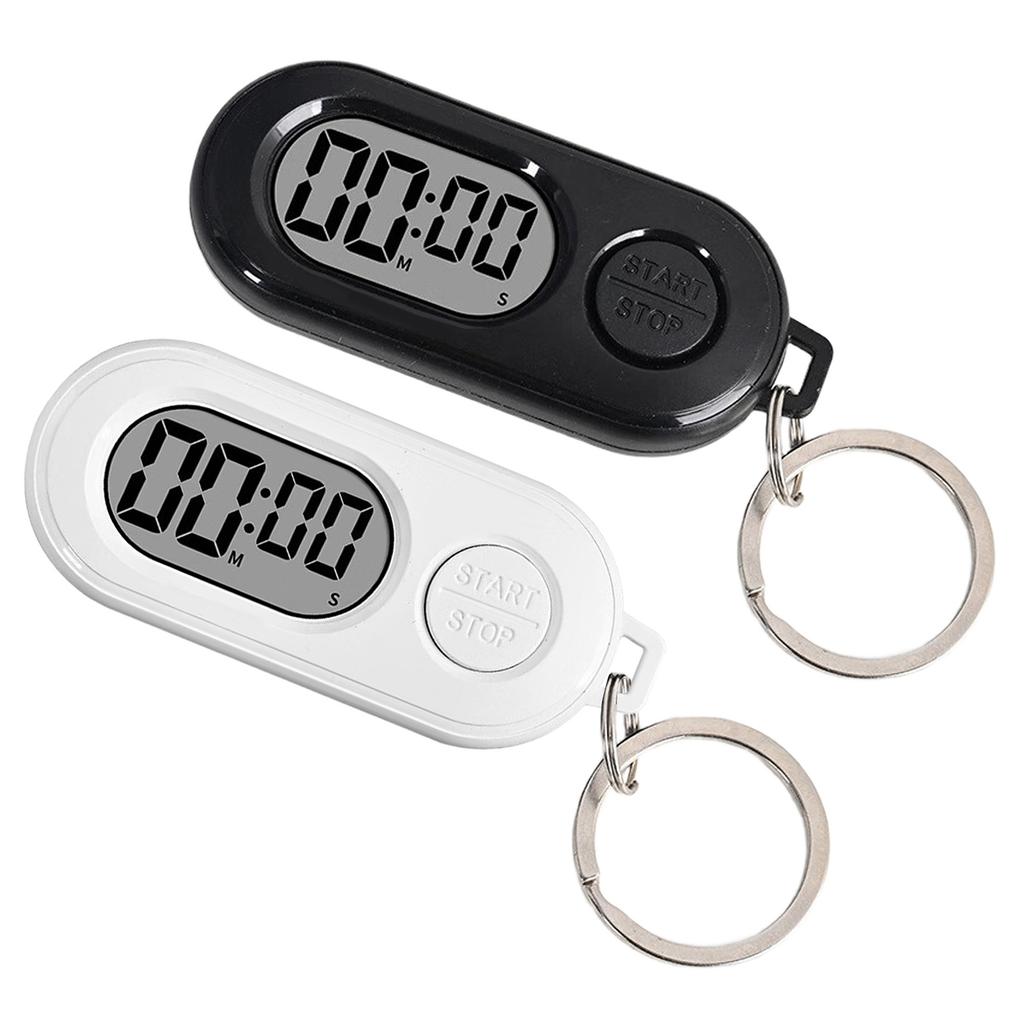 Small Keychain Timer Shock Resistant Material Outdoor Travel Adventure Long Lasts Construction