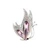 Trendy Multicolour Alloy Butterfly Brooches For Women Metal Crystal Insect Brooch Party Birthday Winter Zircon