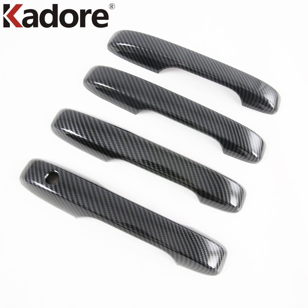 Side Door Handle Cover For Honda JAZZ     Chrome Handles Bowl Trim Exterior Accessories Car