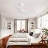 Ventilateur de Plafond 38 Pouces sans Lumière, Ventilateurs de Plafond Modernes Intérieur Extérieur avec Moteur à Courant Continu Télécommande pour Chambre, Salon