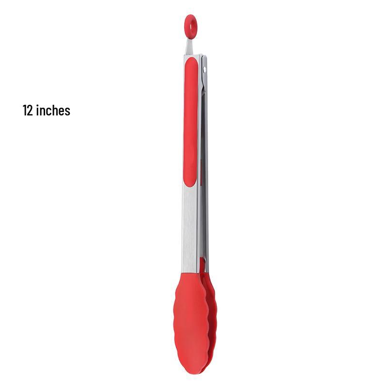 High-End Silicone Food Tongs Set