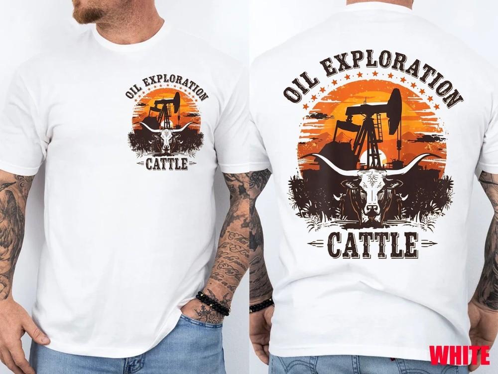 

CTT Oil Exploration amp Cattle Company Texas TShirt Size S4XL Unisex T-Shirt XL
