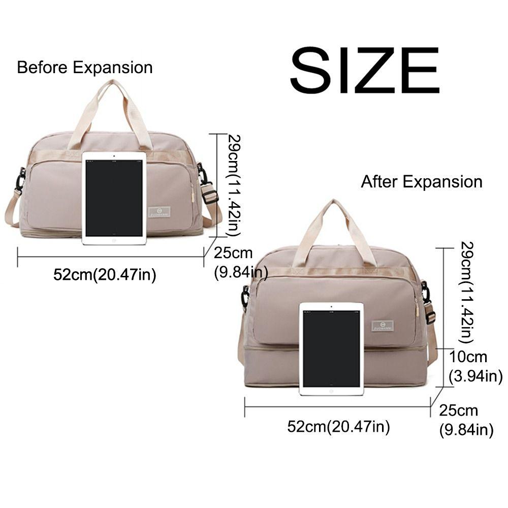 Crossbody Women's Fitness Handbag Large Capacity Travel Luggage Bag Business Trips