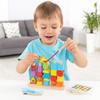 Montessori Color Shape Cognition Toys Fruit Color Shape Wooden Beads Sequencing Toy  Boys Girls