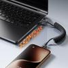Fast Power Cable 120W USB C to Type C Spring Reinforced Body Anti Break Design Suitable for Mobile Devices Charging