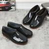 Low-top rain shoes water shoes men's adult beef tendon sole warm waterproof shoes shallow-mouth rubber shoes overshoes non-slip short tube work summer