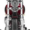 2Pcs Chrome Motorcycle LED Turn Signal Lights 41mm Fork Clamp Blinker Amber Indicator