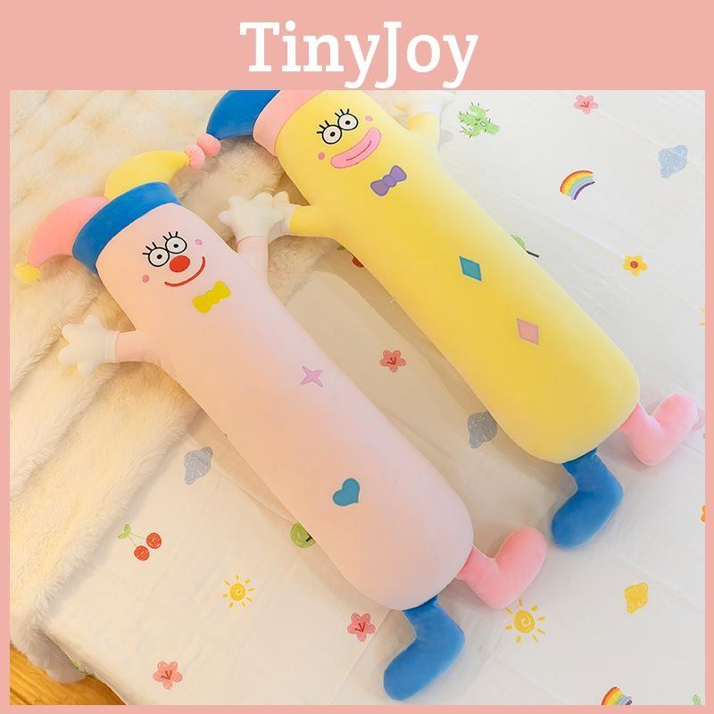 Cartoon Cute Clown Long Plush Toy Pillow Children Toy For Birthday Gifts