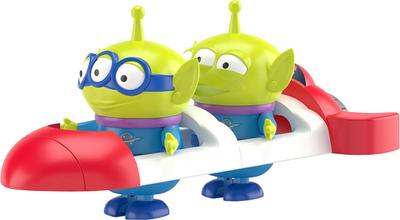 Aoshima Bunka Kyozaisha Rakupla Tokotoko Toy Story Alien Rocket Plastic Model No.DP-05 Color-coded