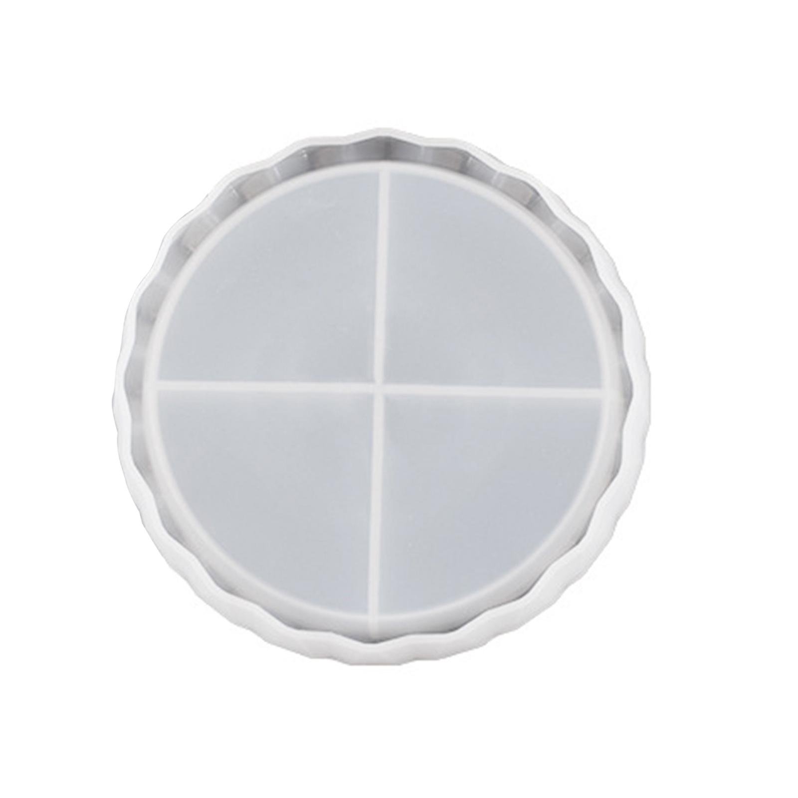 

Косметическая палитра для макияжа, шпатель, инструмент, форма для литья из смолы, секция для макияжа теней для век, круглая палитра, поднос, форма, инструмент для рукоделия серебряный