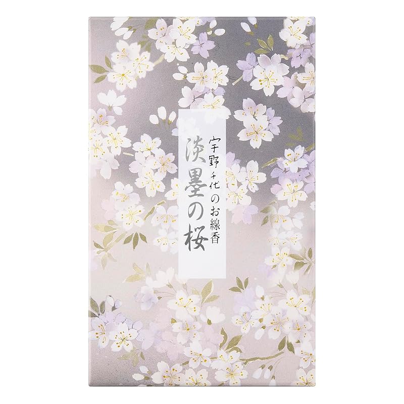 Chiyo Uno's Incense Sticks, "Usuzumi no Sakura" (Pale Ink Cherry Blossom), Loose Pack, Approx. 200g, Made in Japan by Nippon Kodo, Cherry Blossom
