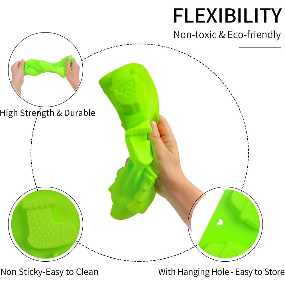 Christmas Silicone Baking Mold Classic Green Christmas Tree/Pendant MoldChocolate Cake Jelly Mold SiliconeSuitable for Christmas