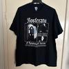 Maglietta Nosferatu Dracula Vampiro Grunge Gotico Horror Halloween Uomo Taglia 2XL