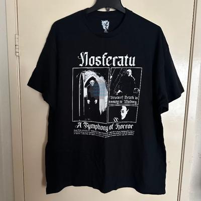 Maglietta Nosferatu Dracula Vampiro Grunge Gotico Horror Halloween Uomo Taglia 2XL