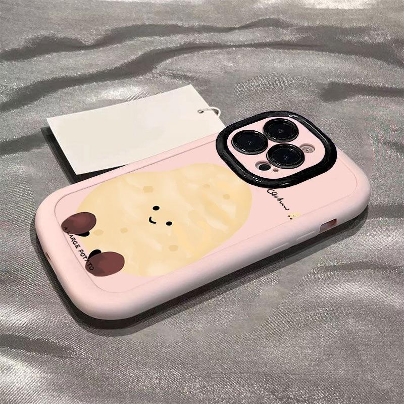 One Big Potato for 12 Apple 16promax Mobile Phone Case IPhone 15plus 13 Protective Case Xs 14