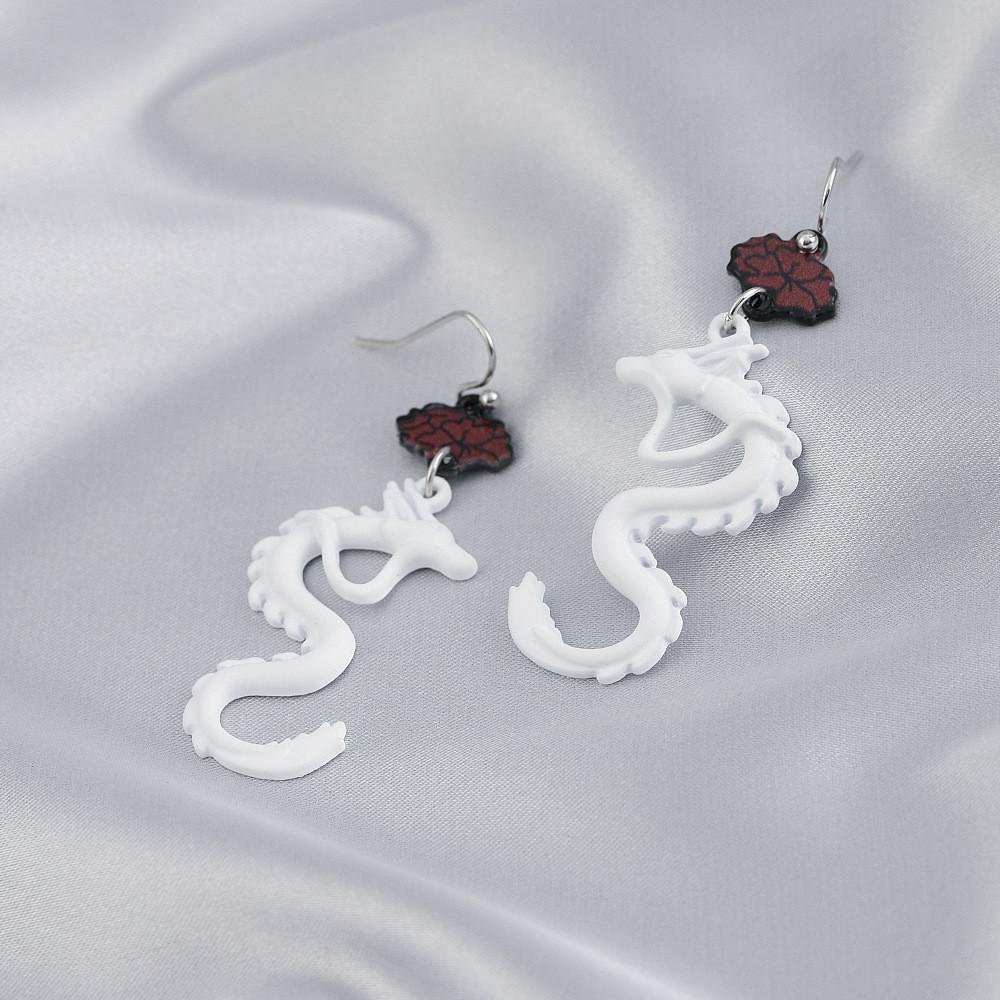 Fashionable Trendy Animal Zodiac Dragon Earrings Perfect For Any Occasion