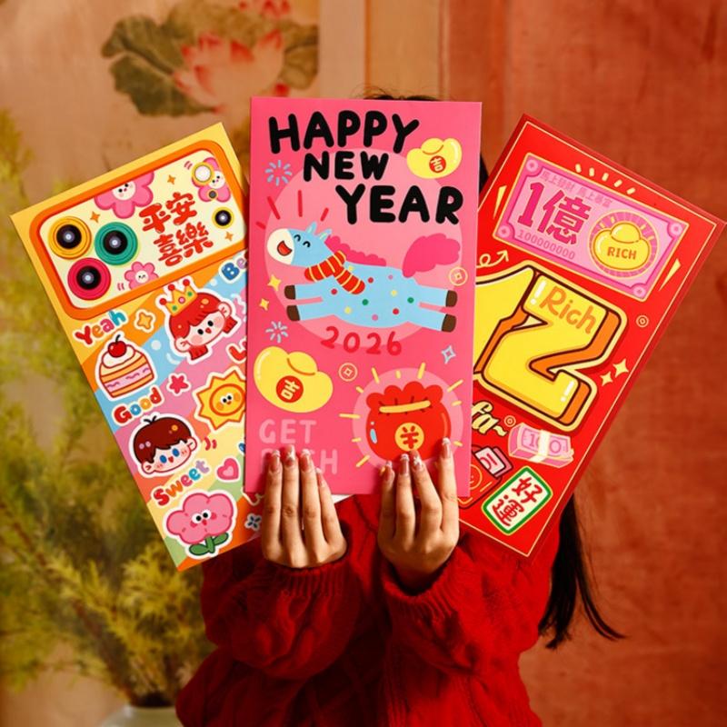 Creative Surprise Big Handbag  Year Red Envelope Birthday Red Pouch Chinese Traditional Lucky Money Pouch 2026  Year Gifts