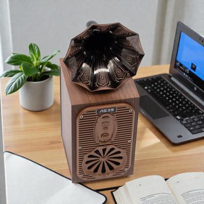 Retro Tall Gramophone Speaker (Extra Loud) – Bluetooth – 8 Watt