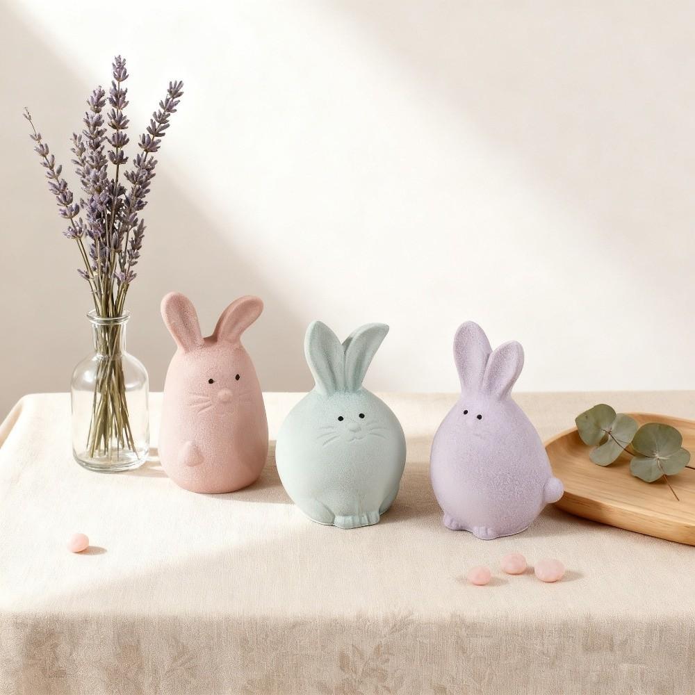 DIY Crafts Easter Bunny Silicone Mold Cute Rabbit Candle Mold 3D Rabbit Mold  Home Room Decorations