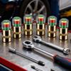 2.4Bar 36PSI Tyre Pressure Monitor Valve Caps Easy To Read 3 Color Eye Alert Tyre Valve Caps Pressure Monitor Indicator for Cars