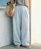 Moz Moz Comfort Summer Wide Pants Blue