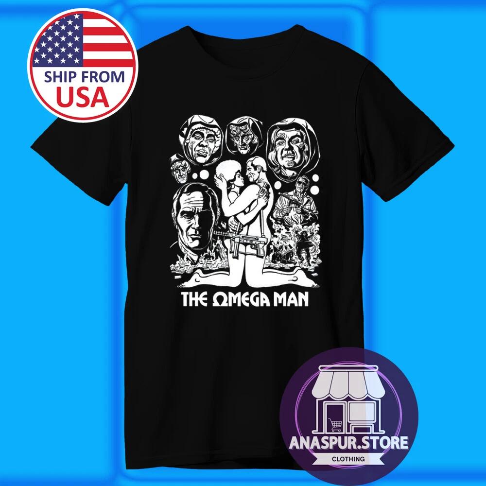The Omega Man Charlton Heston Movie Men s Black Size S-5XL 3XL