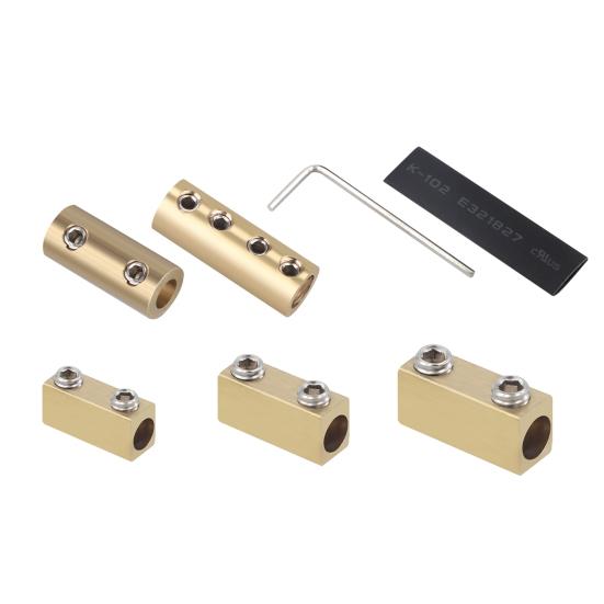 Wire Connectors Tinned with Heat Shrink Butt Brass Mechanical Butt Splice