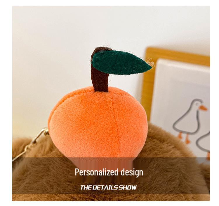 Adorable Capybara Plush Backpack & Shoulder Bag