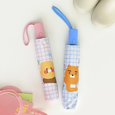Kakao Friends Automatic Folding Umbrella (Chunsik & Ryan)