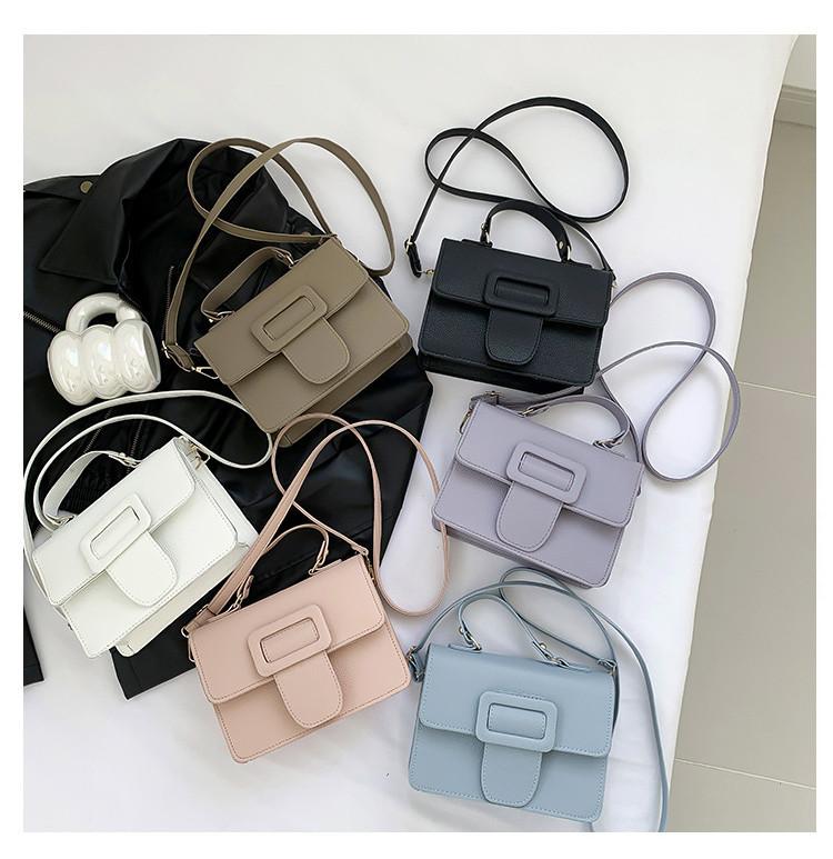 2024 New Personality Casual Fashion Small Square Bag Street Trend Pu Shoulder Crossbody Bag