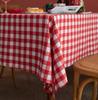 Red Italian Check Tablecloth 140X140Cm Italian Parisian Check Red And White