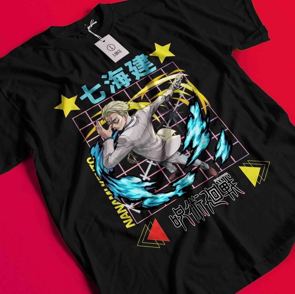 

Nanami T-Shirt Sukuna Shirt Jujutsu Kaisen Tshirt Toji Tee Mahito Gojo Satoru AA362 4XL